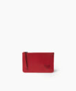 Eros Micro Pochette in Red Smooth Leather