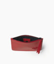 Eros Micro Pochette in Red Smooth Leather