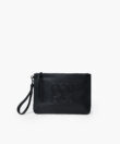 CC Pochette in Black Grained Leather
