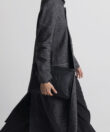 CC Pochette in Black Grained Leather