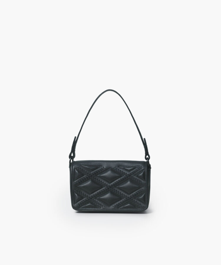 Cross Mini Baguette in Black Grained Leather