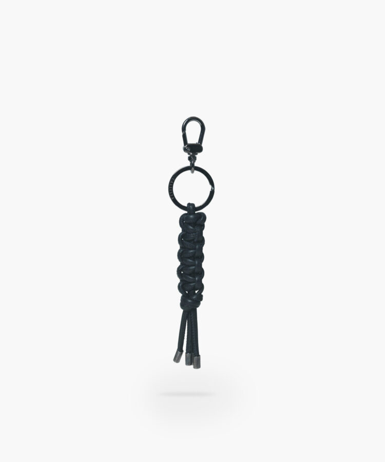 Macrame Keychain in Black