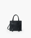 Anniversary Mini Tote in Black Smooth Leather