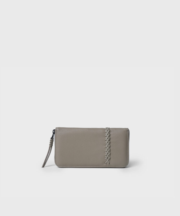 Wallet in Pebble Grained Leather
