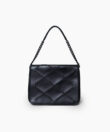 Flap Bag in Black Smooth Leather