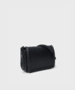 Maxi Box Bag in Black Smooth Leather