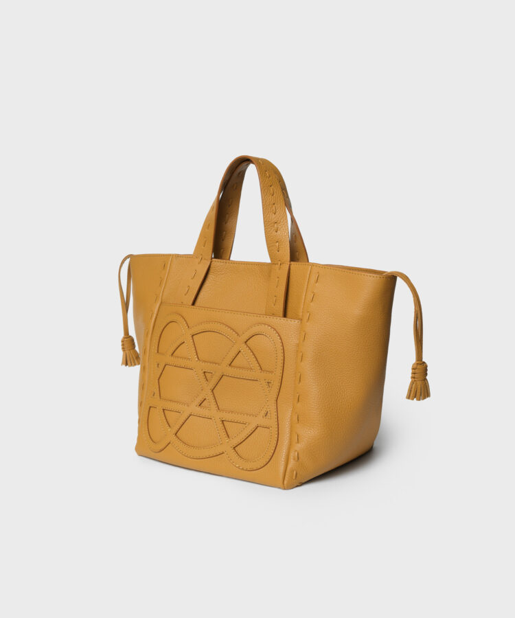 Cleo Bag in Dijon Grained Leather