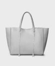 Tote in Stone Grained Leather