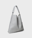 Slim Tote in Stone Grained Leather