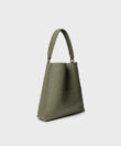 Slim M Tote in Kiwi Grained Leather