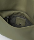 Saddle Bag in Kiwi Grained Leather