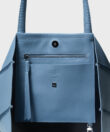 Medium Tote in Sky Grained Leather