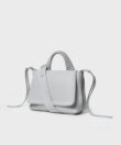 Medium Top Handle Bag in Stone Grained Leather