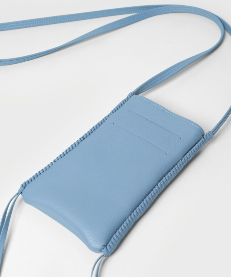 Pocket Bag in Sky Grained Leather