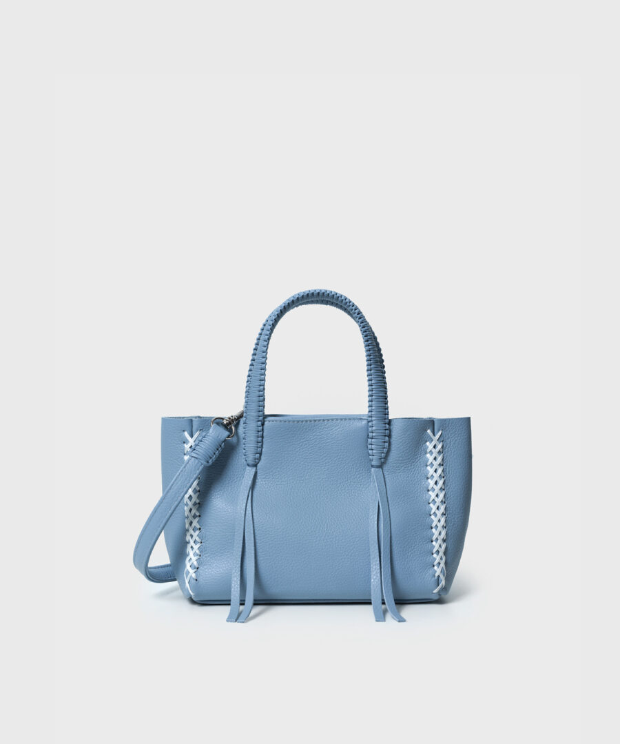 Micro Cloud Metallic Leather Tote
