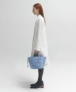 Cleo Bag in Sky Grained Leather