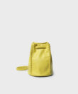 Pouch Bag in Lemon Smooth Leather