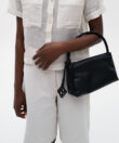 CC Nephele Bag in Black Smooth Leather