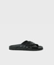 Scala Slides in Black Leather