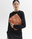 Flap Bag in Caramel Smooth Leather