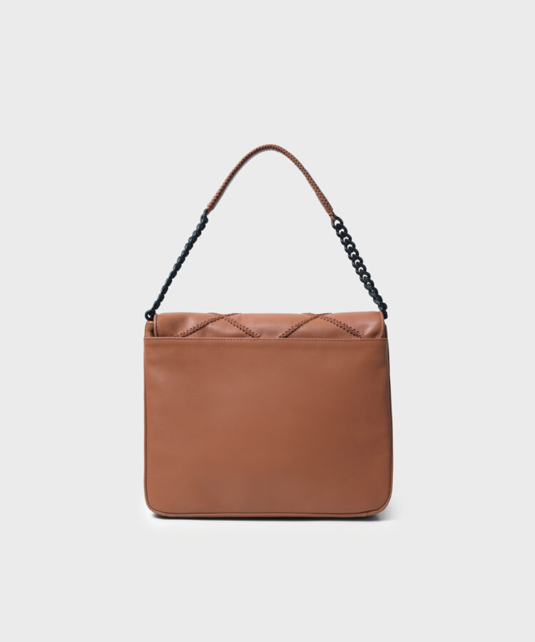 Flap Bag in Caramel Smooth Leather