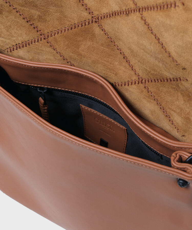 Flap Bag in Caramel Smooth Leather