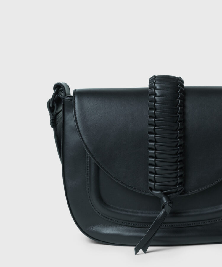 Gitane Bag in Black Smooth Leather