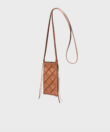 Cross Pocket Bag in Caramel Smooth Leather