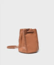 Pouch Bag in Caramel Smooth Leather