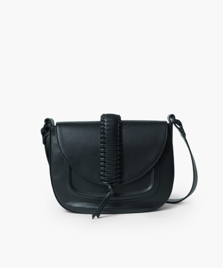 Gitane Bag in Black Smooth Leather