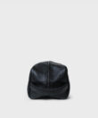 Wash Bag in Black Grained Leather