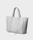 Tote in Oat Grained Leather