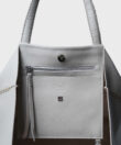Tote in Oat Grained Leather