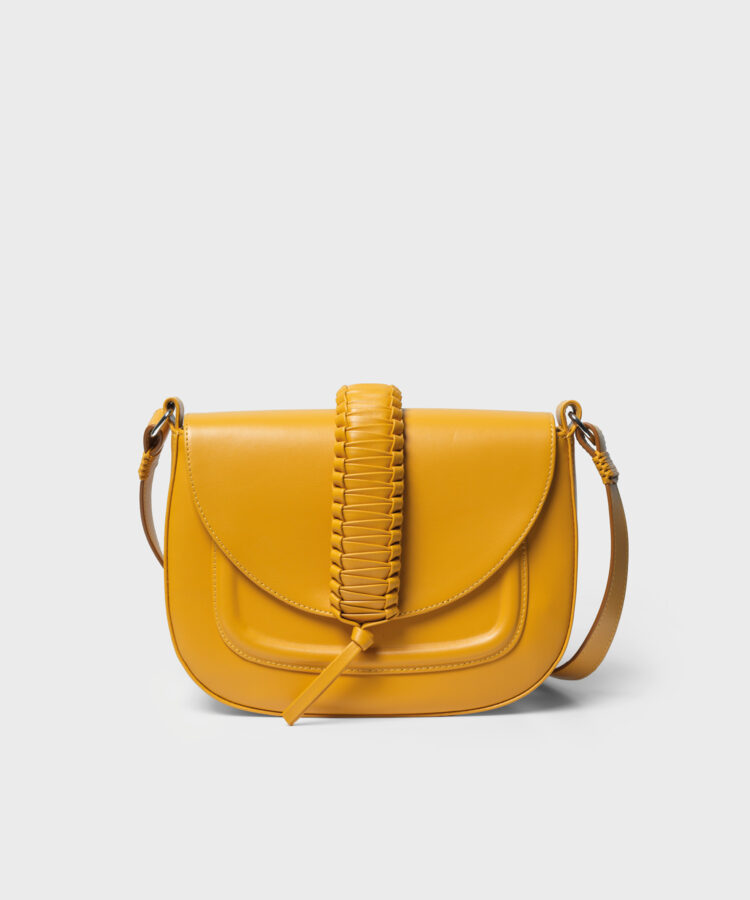 Gitane Bag in Yellow Smooth Leather