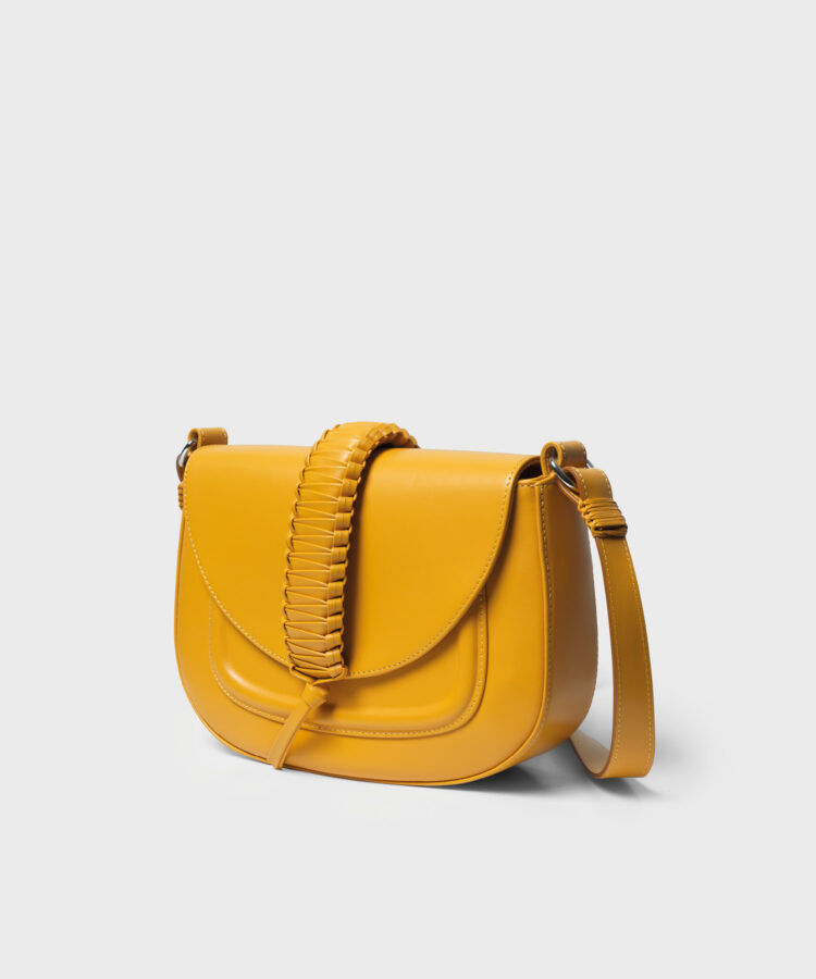 Gitane Bag in Yellow Smooth Leather