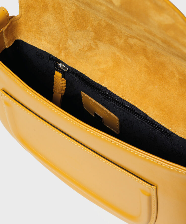 Gitane Bag in Yellow Smooth Leather