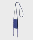 Pocket Bag in Violet Grained Leather