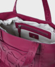 Cleo Bag in Pink Grained Leather