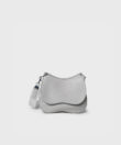 Medium Saddle Bag in Oat Grained Leather