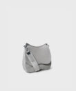 Medium Saddle Bag in Oat Grained Leather