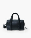 Medium Bowling in Black Grained Leather