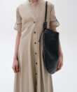 Calypso Bag in Black Smooth Leather