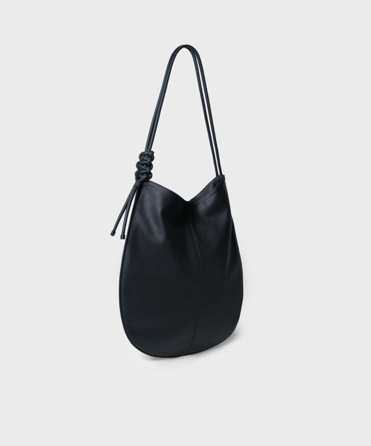 Calypso Bag in Black Smooth Leather