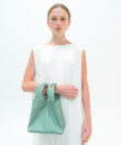 Gaia Tote Mint Smooth Leather