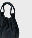 Cora Bag in Black Smooth Leather