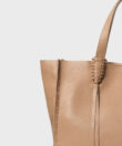 Ara Tote in Camel Grained Leather