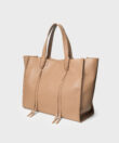 Ara Tote in Camel Grained Leather