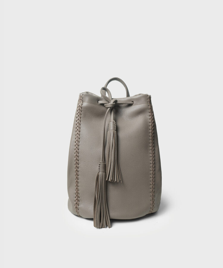 Backpack in Sand Grained Leather