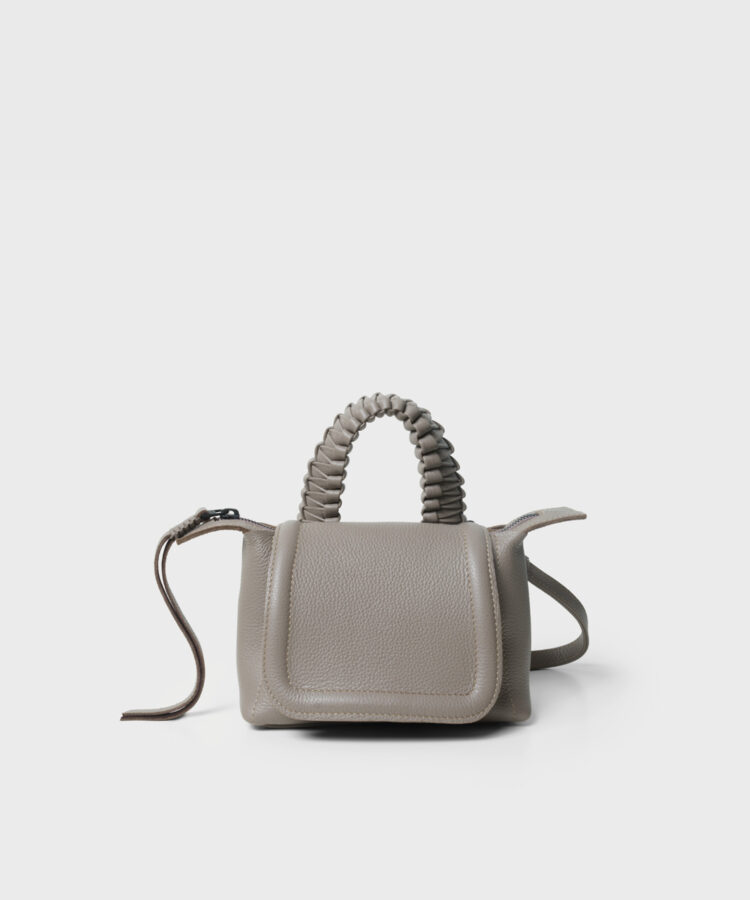 Mini Top Handle in Sand Grained Leather