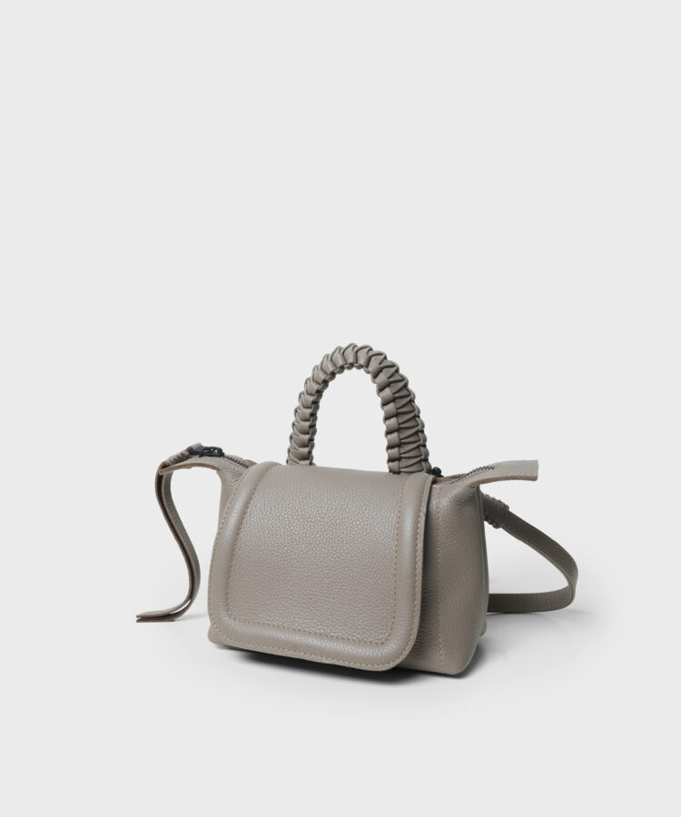 Mini Top Handle in Sand Grained Leather